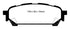 EBC 04-06 Saab 9-2X 2.0 Turbo Redstuff Rear Brake Pads