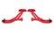BMR 10-14 Ford Mustang / Shelby GT500 Non-Adj. Lower A-Arms (Poly/Delrin) - Red