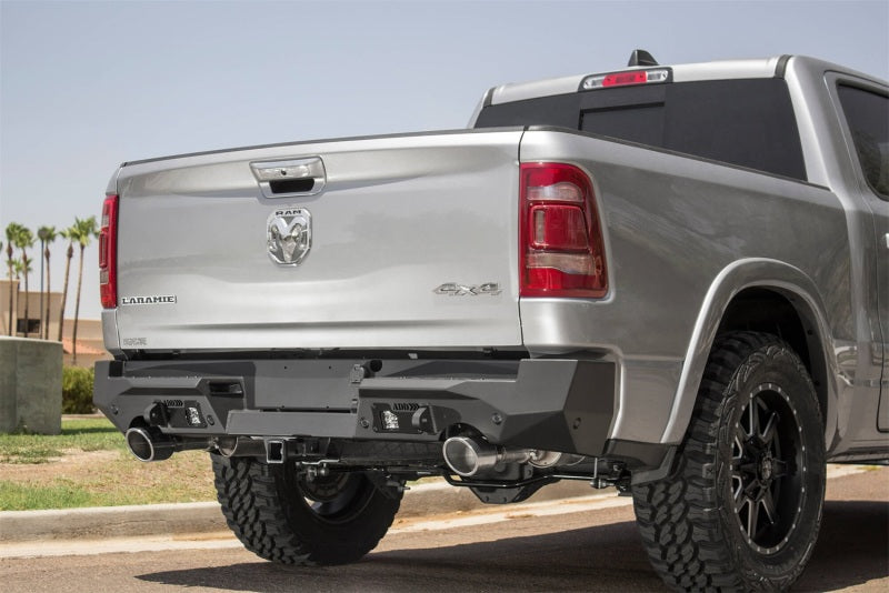 Addictive Desert Designs 2019 Ram 1500 Hammer Stealth Fighter Rear Bumper w/ 6 Sensor Cutouts