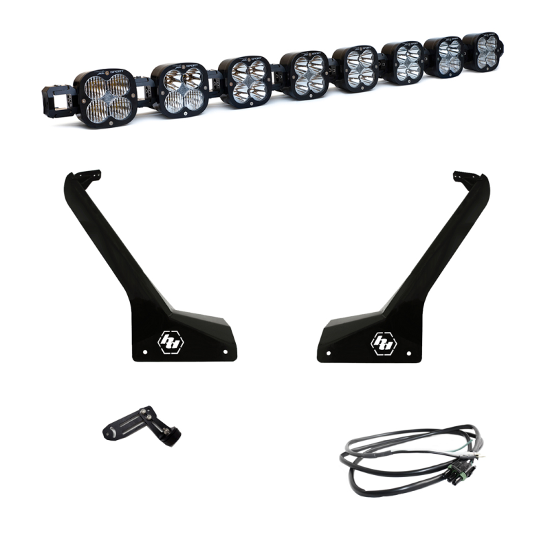 Baja Designs Jeep JL/JT 8XL Linkable Roof Light Kit (Upfitter) 20-22 Gladiator/Wrangler JL 447664UP