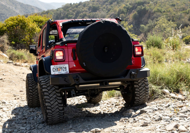 Rampage 2018-2019 Jeep Wrangler(JL) Sport 2-Door Tire Cover w/Camera Slot 37in - Black